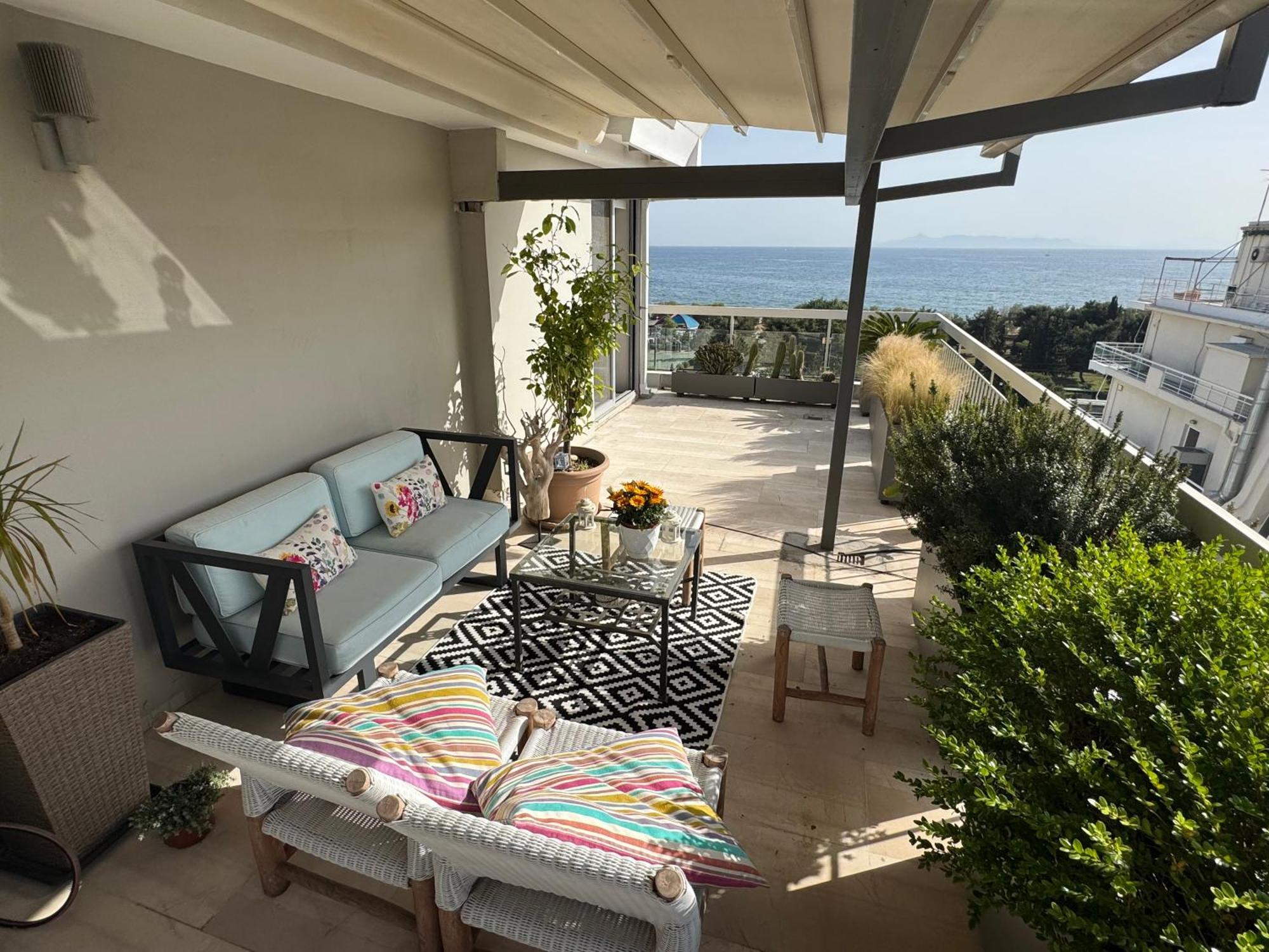 Appartamento Sea Horizon Penthouse Flat Atene Esterno foto